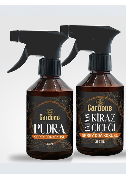 Kiraz Çiçeği Sprey Oda Kokusu 250 Ml+Pudra Sprey Oda Kokusu 250 ml