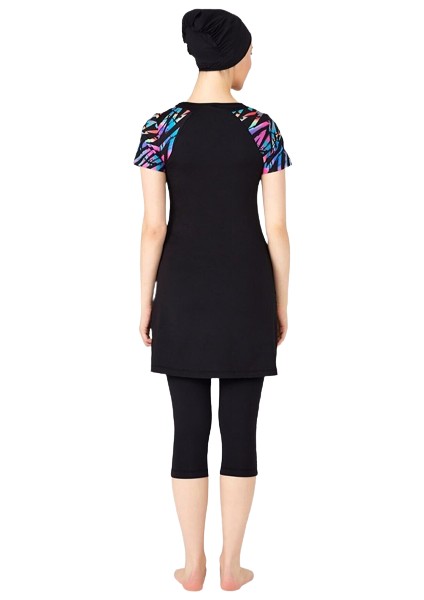 Hızlı Kuruyan Kumaş Yarım Kollu Taytlı Mayo 446 modelleri