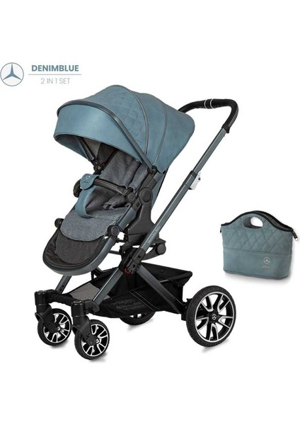 Mercedes Benz Avantgarde Denimblue Travel Sistem Bebek Arabası