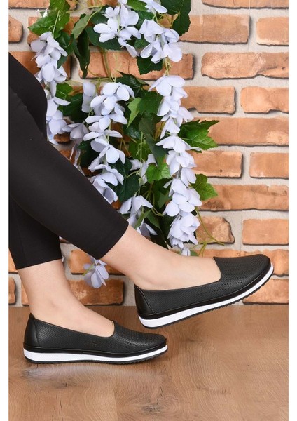 Moda Ayakkabı 4852 Kadın Düz Babet Ayakkabı