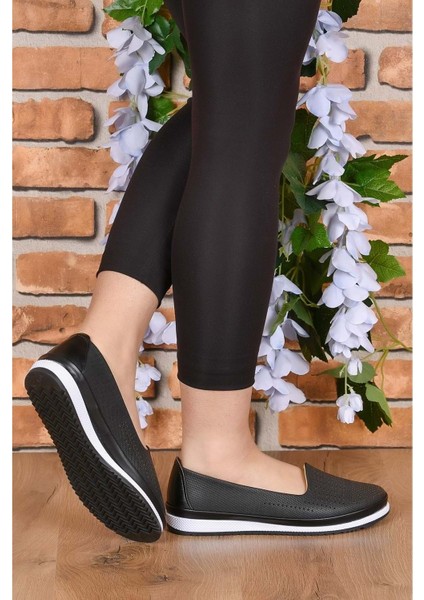 Moda Ayakkabı 4852 Kadın Düz Babet Ayakkabı