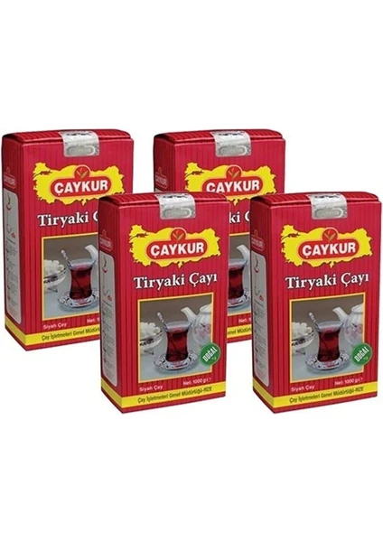 Tiryaki Çay 1000 gr x 4 Adet