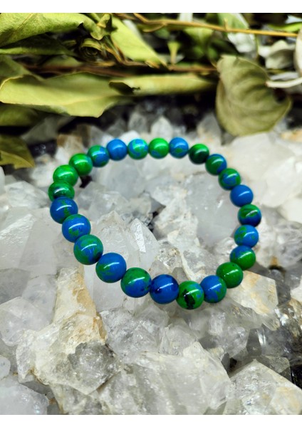 Krizokol Doğal Taş Bileklik (Sertifikalı) (8mm) modelleri