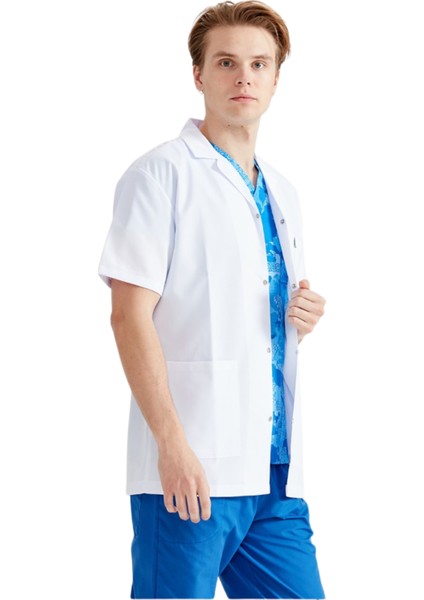 Minart Medikal Erkek Klasik Yaka Kısa Kollu Kısa Doktor Önlüğü,Öğretmen Eczacı Laboratuvar Önlüğü fiyatları