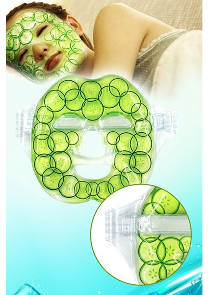 Canlandırıcı Maske - Soğuk Sıcak Jel Yüz Maskesi Buz Sıcak Press Anti Stres fiyatları