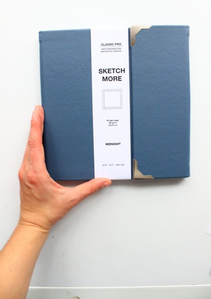 Kare 50% Pamuklu Cilt Defteri Pro 15X15 cm (Suluboya ve Grafik Için) Pro Watercolor Sketchbook