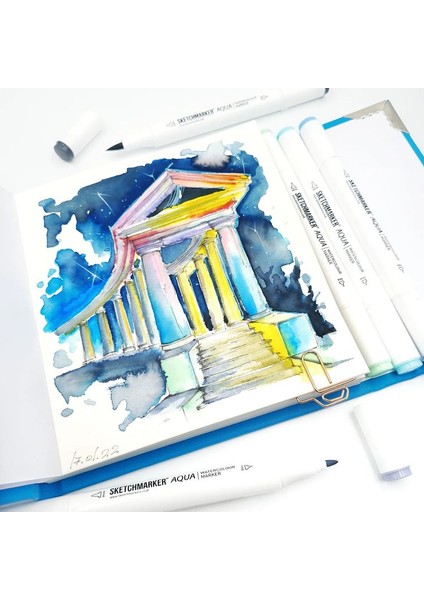 Kare 100% Pamuklu Cilt Defteri Arches Pro 20 x 20 cm Suluboya ve Grafik Pro Watercolor Sketchbook fiyatları