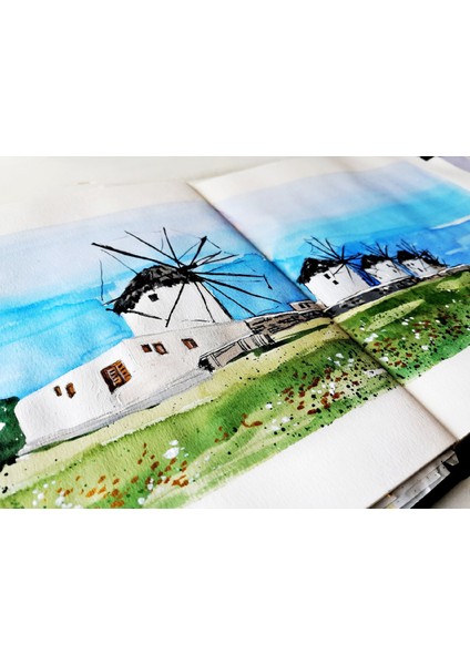 Kare 100% Pamuklu Cilt Defteri Arches Pro 20 x 20 cm Suluboya ve Grafik Pro Watercolor Sketchbook indirimleri