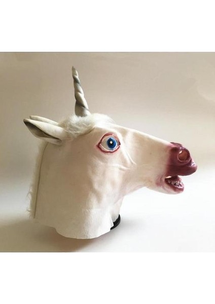 Unicorn Kafa Maskesi Cosplay Kostüm Partisi Için Cadılar Bayramı Masquerade