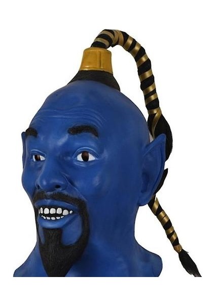 Aladdin Maskesi Lambası Cadılar Bayramı Lateks Headgear Cosplay Sahne