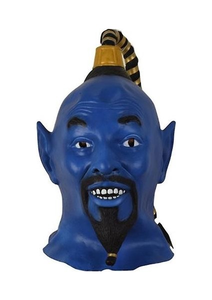 Aladdin Maskesi Lambası Cadılar Bayramı Lateks Headgear Cosplay Sahne