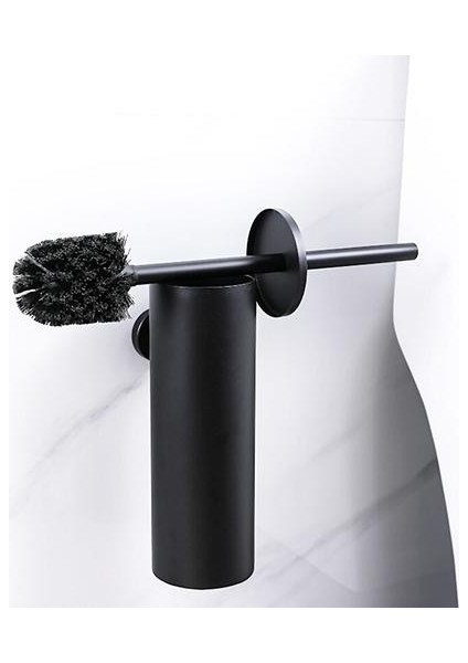 Paslanmaz Çelik Banyo Tuvalet Fırçası Duvara Monte Tutucu Seti Siyah Gümüş Wc Klozet Scrubber Cleaner Temizleme Supplie | Tuvalet Fırçası Tutucular(Yurt Dışından) fiyatları