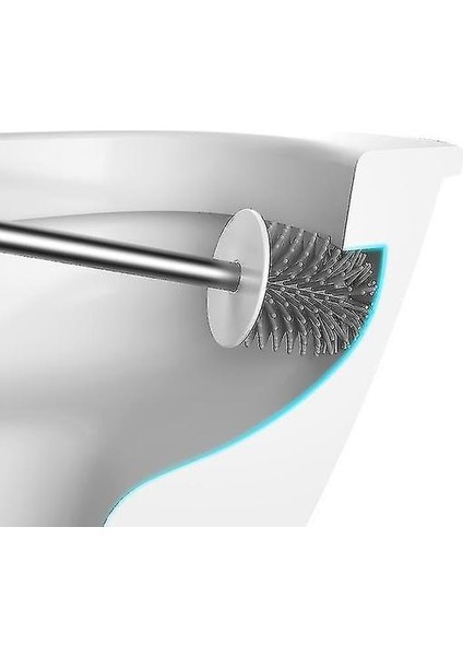 Tuvalet Fırçaları Tutucular Uzun H LED Ev Tuvalet Fırçası Yumuşak Kıllar Tuvalet Bir Iki Temizleme Kiti