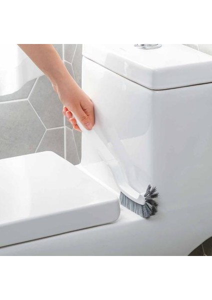 Dar Tuvalet Fırçası Seti Scrubber Temizleme Fırça ve Tutucu Banyo Yumuşak | Tuvalet Fırçası Tutucular(Yurt Dışından)