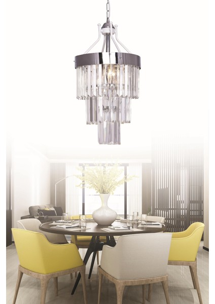 Işıl 30 Krom Modern Taşlı fiyatları