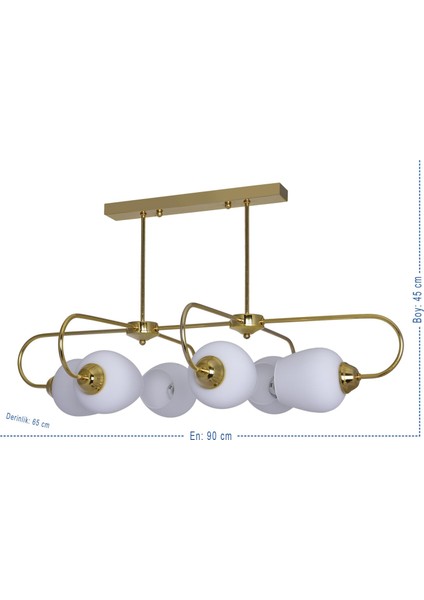 Örümcek 6 Lı Gold Modern