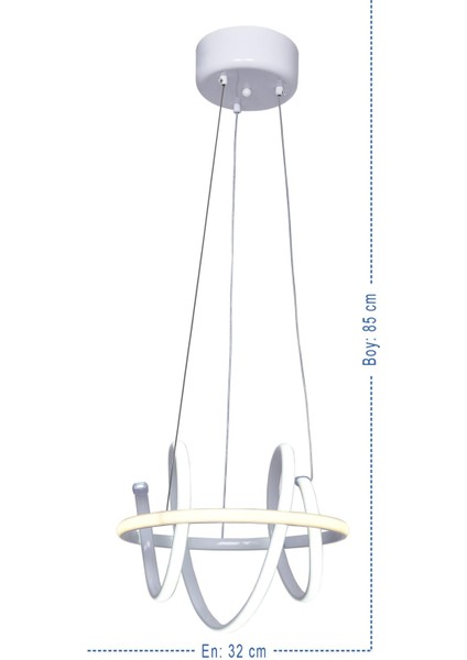 Sefa 90 W LED Modern Rgb Ledli