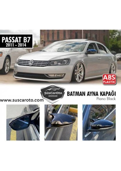 Vw Passat B7 2010-2014 Batman Yarasa Ayna Kapağı Piano Black Abs Plastik fiyatları