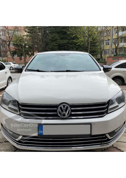 Vw Passat B7 2010-2014 Batman Yarasa Ayna Kapağı Piano Black Abs Plastik modelleri