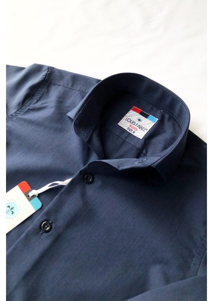 Düz Uzun Kol Okul Çocuk Gömleği modelleri