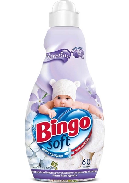 Soft Çamaşır Yumuşatıcı Konsantre 1440 ml Sensitive (Hipoalerjenik) (2'li Set) fiyatları