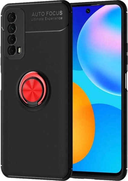 Huawei P Smart 2021 Yüzüklü Power Silikon Kılıf