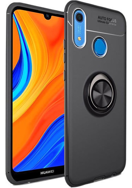 Huawei Y6S 2019 Yüzüklü Power Silikon Kılıf
