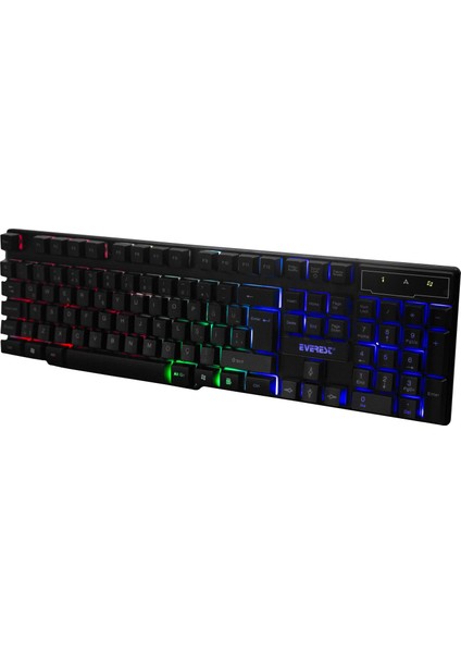 KB-188 Borealis Işıklı USB Rgb Türkçe-Q Klavye