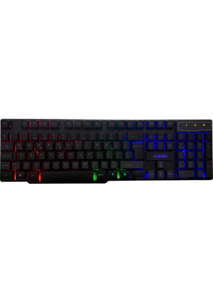 KB-188 Borealis Işıklı USB Rgb Türkçe-Q Klavye