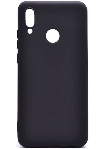 Huawei P Smart 2019 Kılıf Silikon Yumuşak Dokulu Premium- Siyah