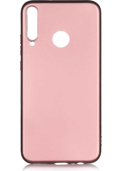 Huawei P40 Lite E Kılıf Silikon Yumuşak Dokulu Premium- Rose Gold