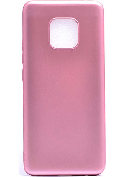 Huawei Mate 20 Pro Kılıf Silikon Yumuşak Dokulu Premium- Rose Gold