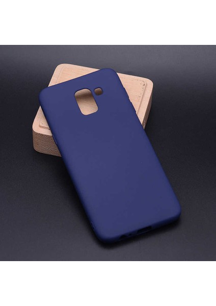Galaxy J6 Kılıf Silikon Yumuşak Dokulu Premium- Lacivert