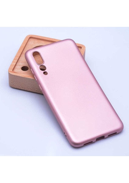 Huawei P20 Pro Kılıf Silikon Yumuşak Dokulu Premium- Rose Gold