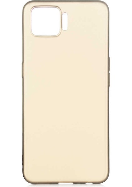 Oppo A73 Kılıf Silikon Yumuşak Dokulu Premium- Gold