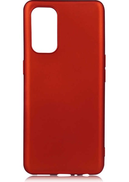 Oppo Reno 5 5g Kılıf Silikon Yumuşak Dokulu Premium- Kırmızı