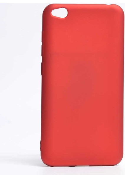Xiaomi Redmi Go Kılıf Silikon Yumuşak Dokulu Premium- Kırmızı