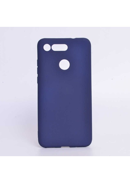 Huawei Honor View 20 Kılıf Silikon Yumuşak Dokulu Premium- Lacivert