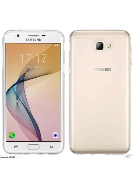 Galaxy J7 Prime Kılıf Şeffaf Silikon Lüx