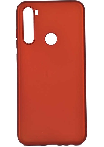 Xiaomi Redmi Note 8t Kılıf Silikon Yumuşak Dokulu Premium- Kırmızı