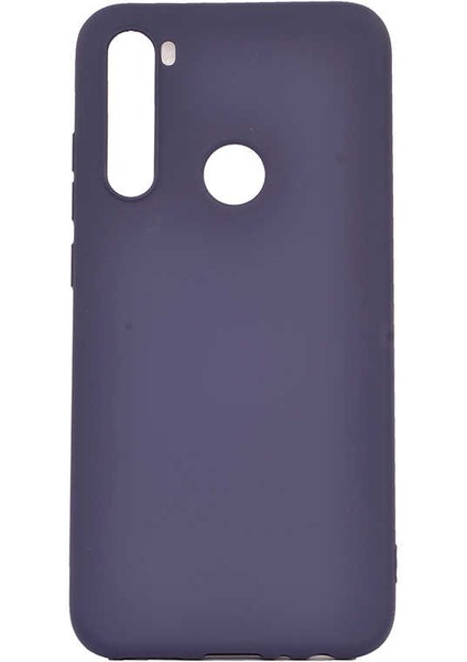 Xiaomi Redmi Note 8 Kılıf Silikon Yumuşak Dokulu Premium- Lacivert