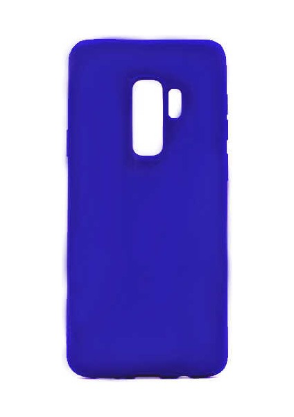 Galaxy S9 Plus Kılıf Silikon Yumuşak Dokulu Premium- Saks Mavi