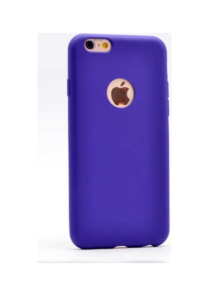 Apple iPhone 5 Kılıf Silikon Yumuşak Dokulu Premium- Mor