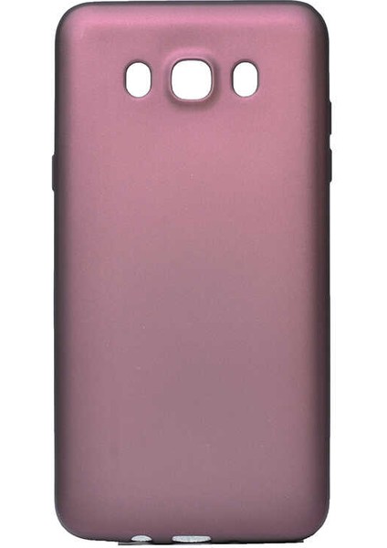 Galaxy J7 2016 Kılıf Silikon Yumuşak Dokulu Premium- Mürdüm