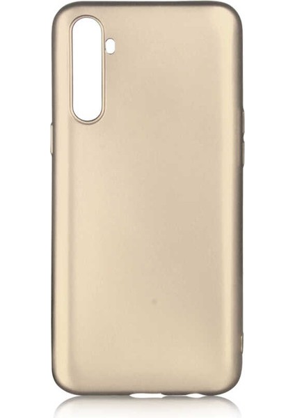 Realme 6 Kılıf Silikon Yumuşak Dokulu Premium- Gold