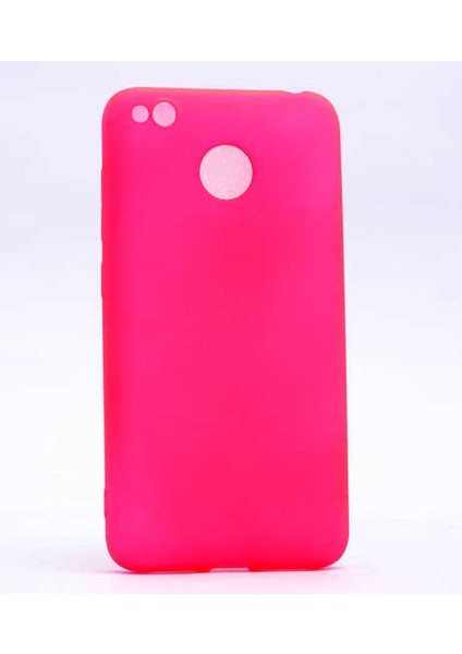 Xiaomi Redmi 4x Kılıf Silikon Yumuşak Dokulu Premium- Pembe