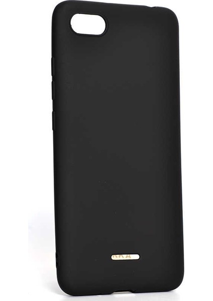 Xiaomi Redmi 6A Kılıf Silikon Yumuşak Dokulu Premium- Siyah