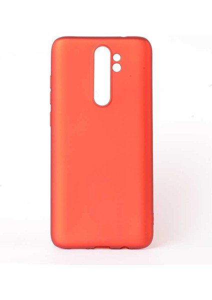 Xiaomi Redmi Note 8 Pro Kılıf Silikon Yumuşak Dokulu Premium- Kırmızı