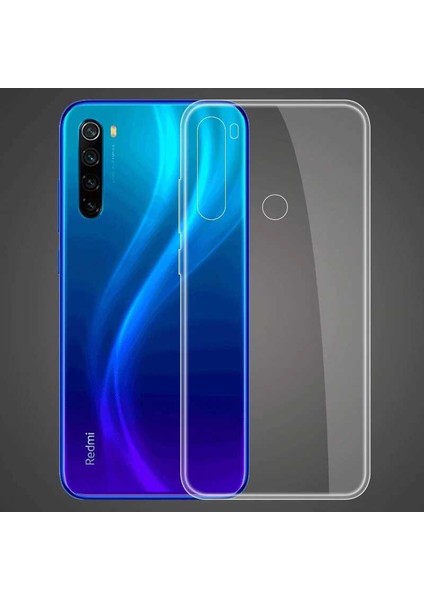 Xiaomi Redmi Note 8 Kılıf Şeffaf Silikon Lüx