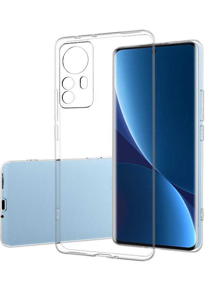 Xiaomi Mi 12 Pro Kılıf Şeffaf Silikon Lüx